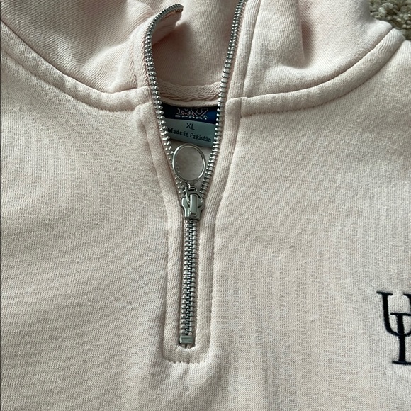 University of Delaware Pink Quarter-Zip Sweatshirt - Picture 6 of 6